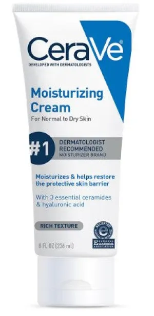 Cerave Face And Body Moisturizing Cream For Normal To Dry Skin  8.0oz/236ml New