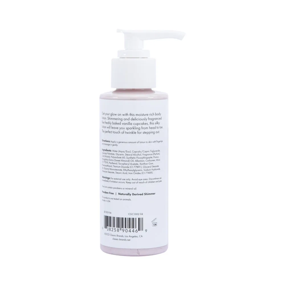 CGC Glow Pink Cupcake Shimmer Body Lotion - 4 oz Pink