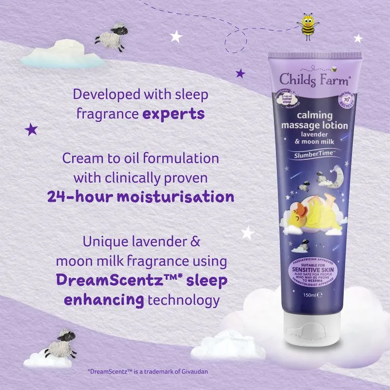 Childs Farm Lavender & Moon Milk Calming Massage Lotion 150ml