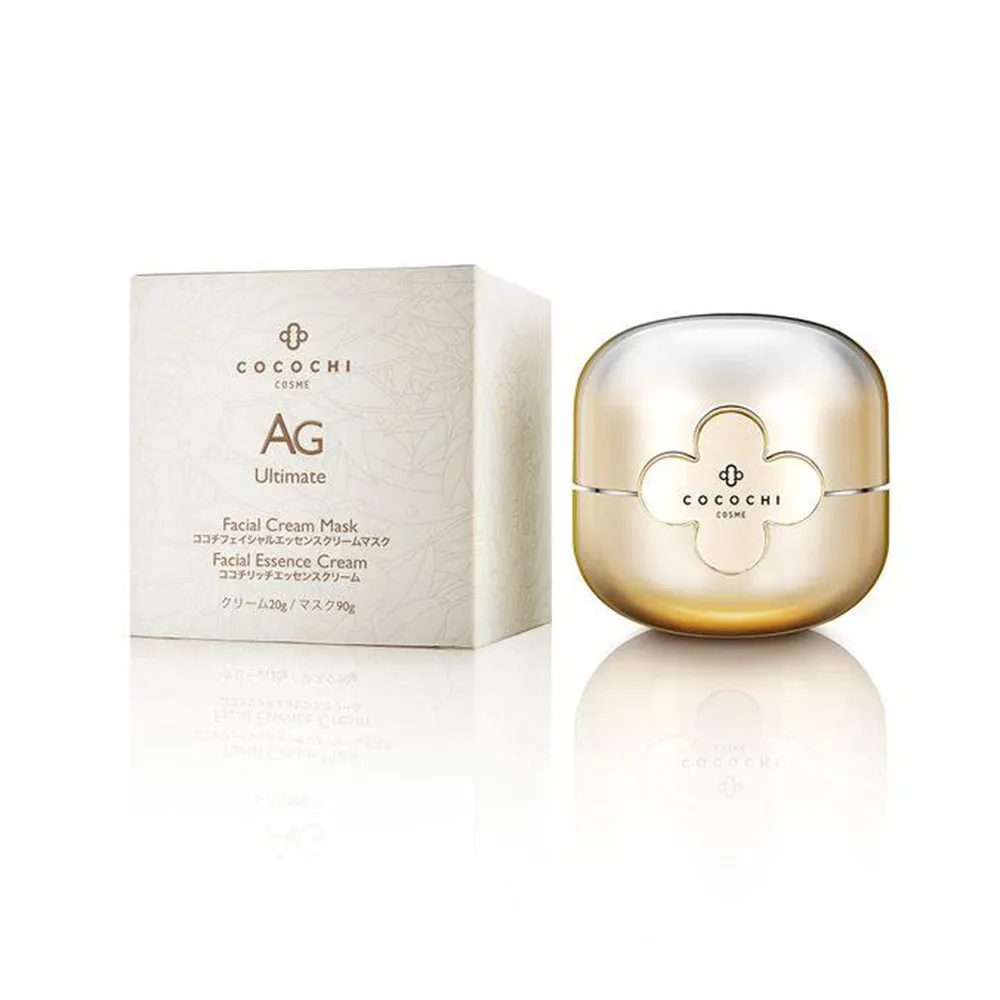 Cocochi Ag Ultimate Anti-Glycation Facial Essence Cream & Mask Set - 20g   90g