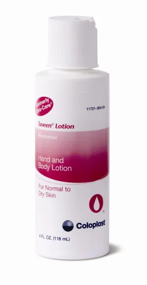 Coloplast 0406 Sween Moisturizing Hand and Body Lotion (formerly Xtra-Care Moisturizing Body Lotion) - 4 ounce bottle, One bottle