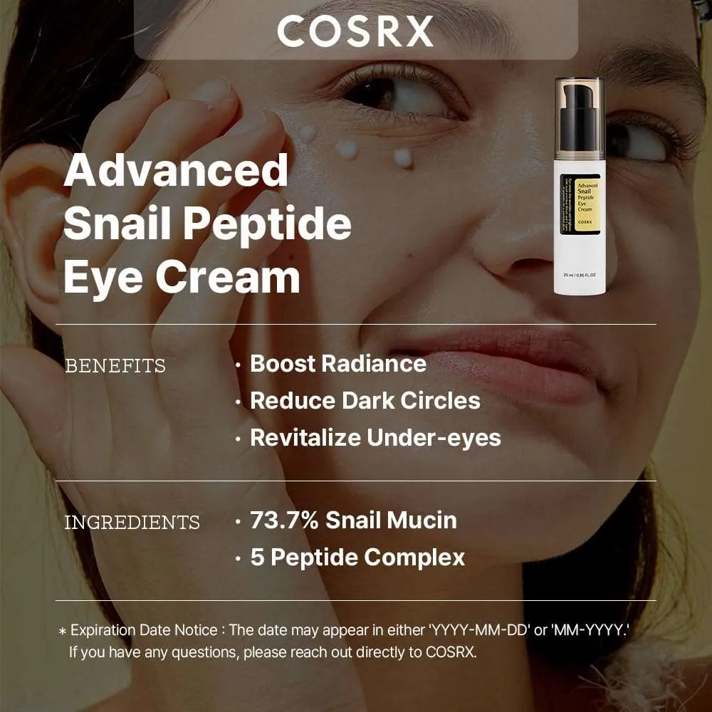 COSRX Snail Eye Cream for Dark Circles - Pinky Cosmetics