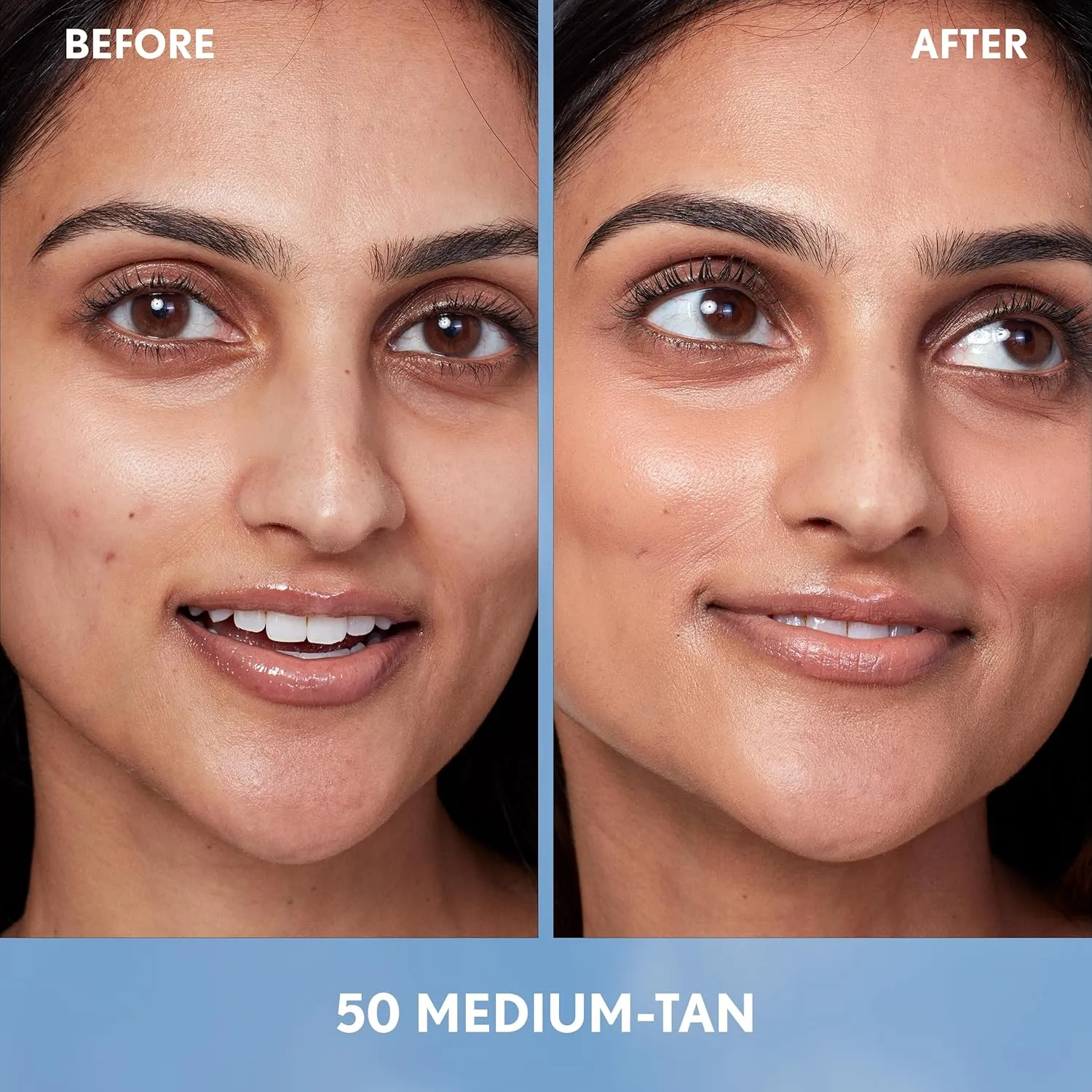 Covergirl Simply Ageless Skin Perfector Essence Foundation, 50 Medium-Tan, Tinted Skincare Makeup Hybrid, Sheer Tint, Radiant Finish, Glowy Finish, Vegan Formula, 1.0oz