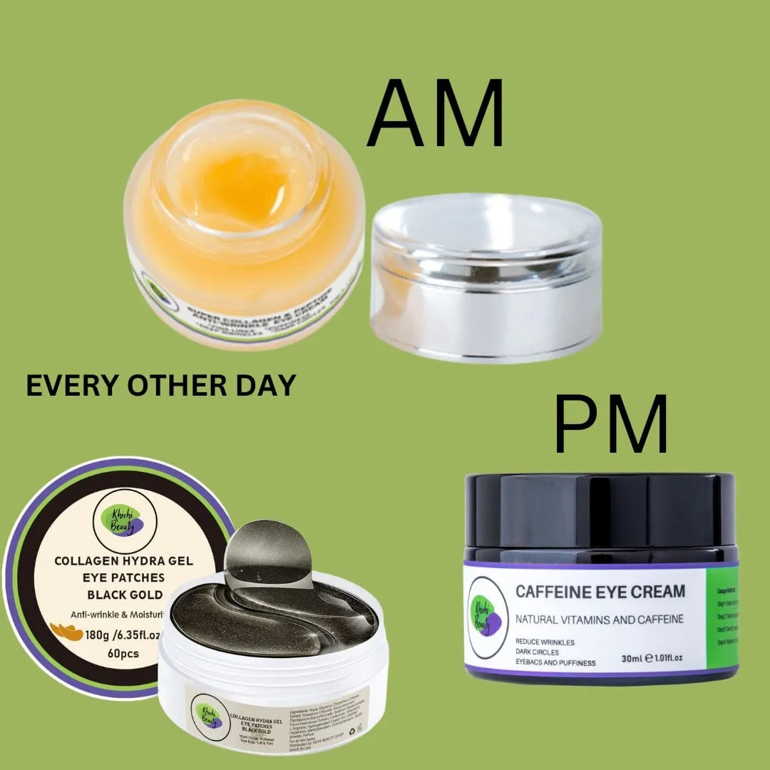 Dark Circles, Eye Bag And Puffy Eyes Remover Kit, AM & PM