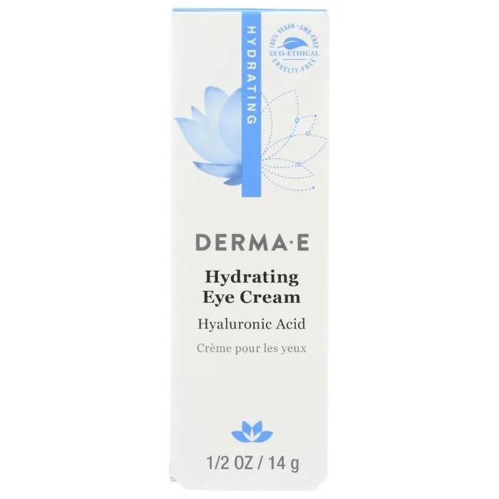 DERMA E - Hydrating Eye Cream (Hyaluronic Acid), 0.5oz