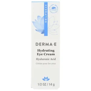 DERMA E - Hydrating Eye Cream (Hyaluronic Acid), 0.5oz