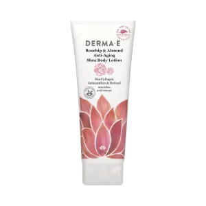 Derma E, Rosehip & Almond Anti-Aging Shea Body Lotion, 8 Oz
