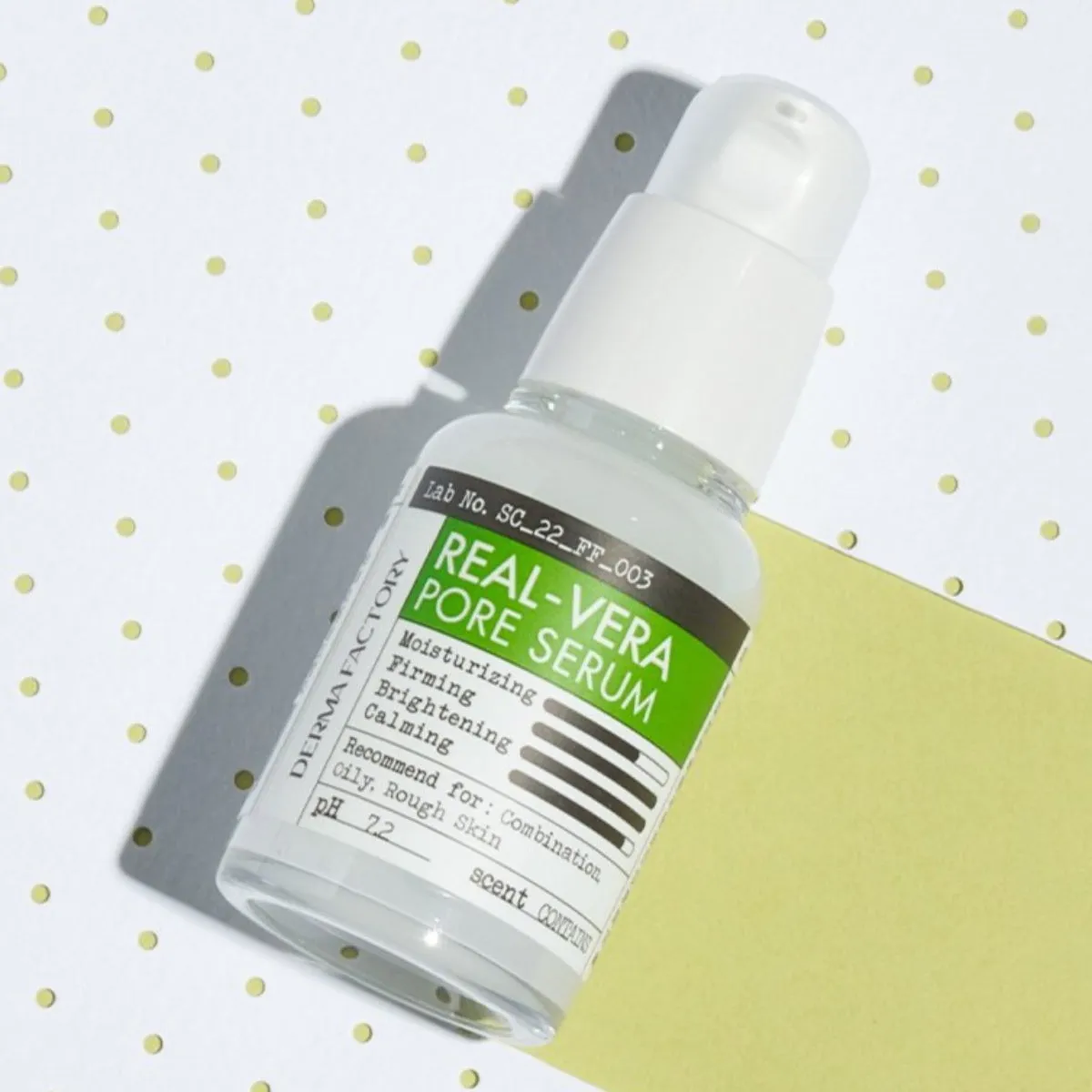Derma Factory Real Vera Pore Serum 30ml Bifida Fermented Niacinamide Adenosine Elasticity Brightening / from Seoul, Korea