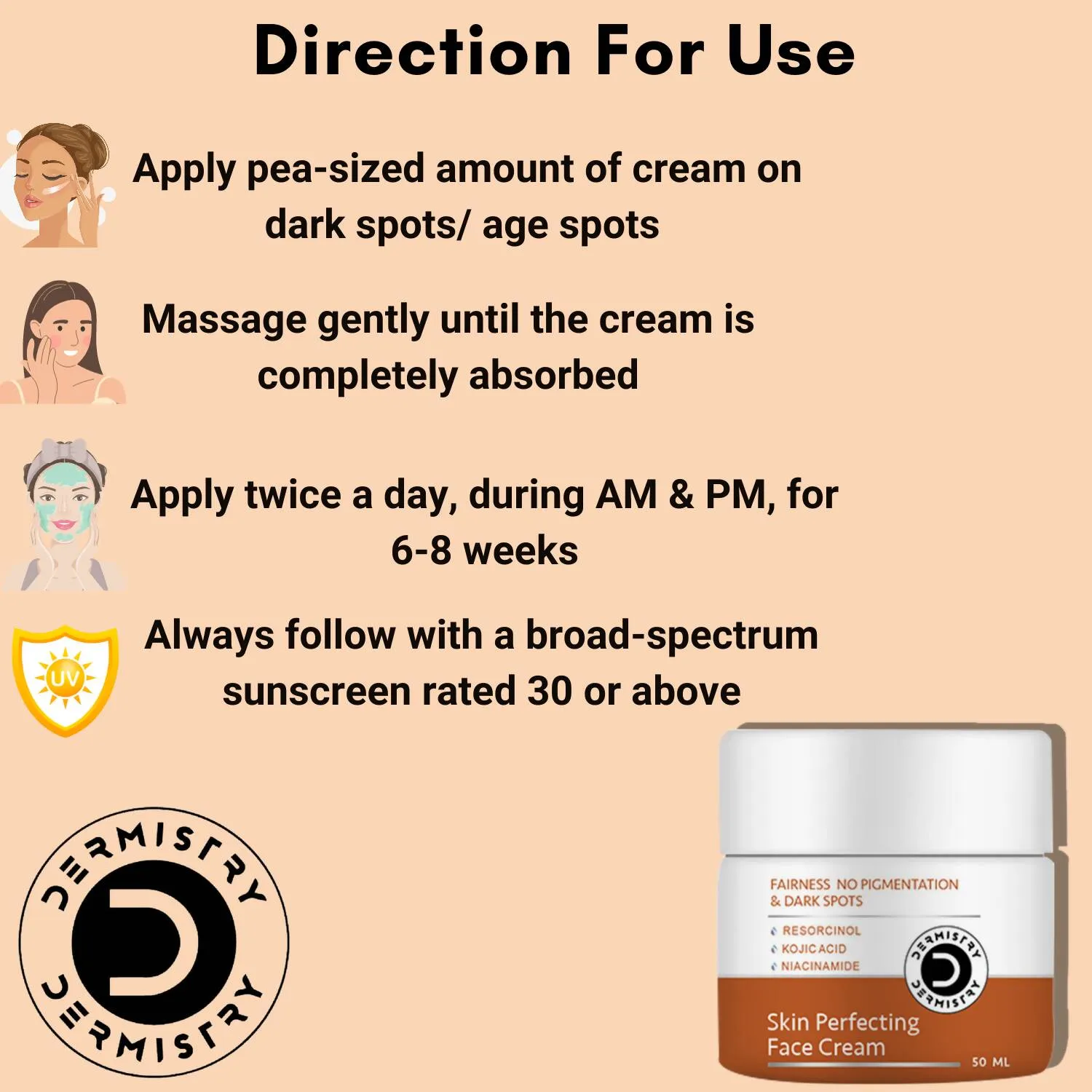 Dermistry Skin Perfecting Face Cream & Skin Perfecting Face Mask