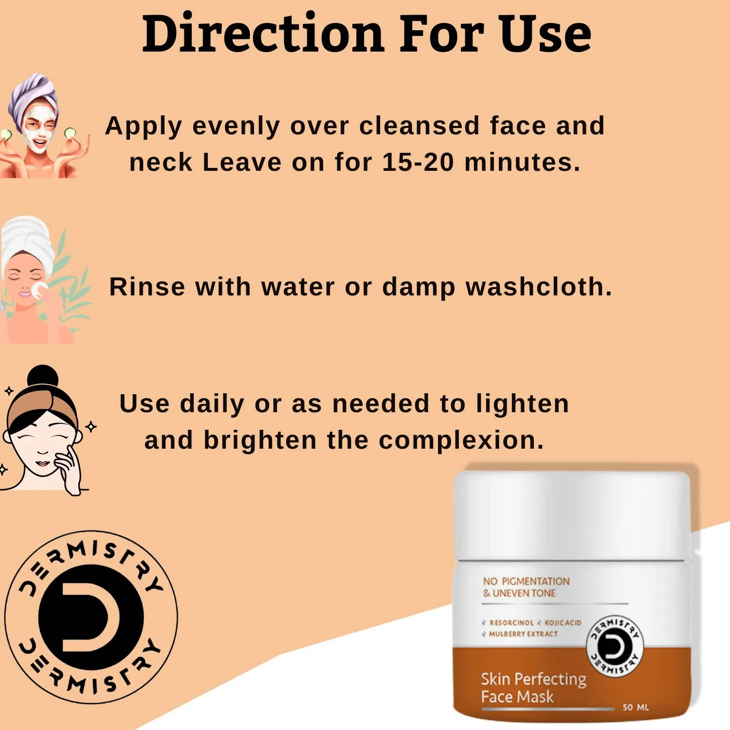 Dermistry Skin Perfecting Face Cream & Skin Perfecting Face Mask