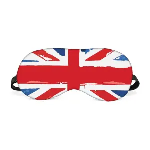 Designer Travel Eye Mask for Sleeping - Flag of UK - Made in India