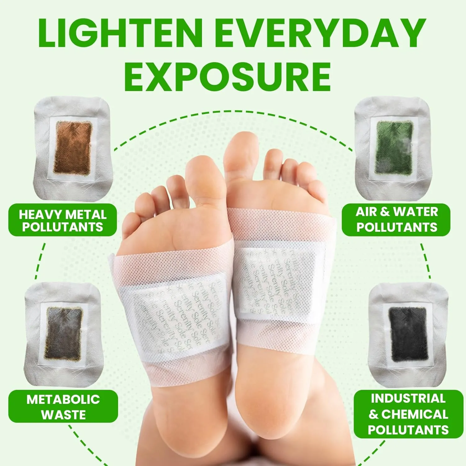 Detox Foot Pads: Use for Heavy Metals, Pollutants, Parasites Cleanse
