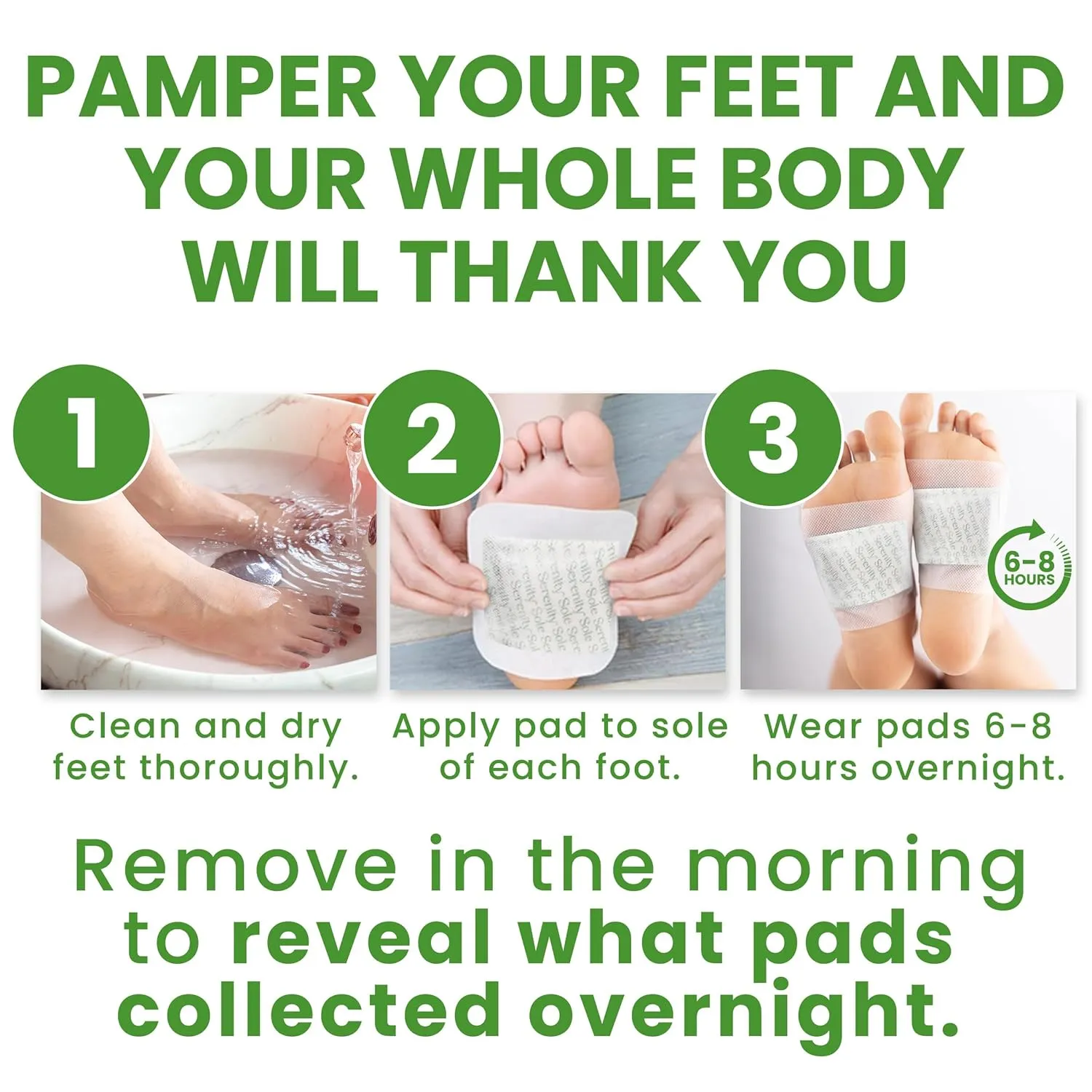 Detox Foot Pads: Use for Heavy Metals, Pollutants, Parasites Cleanse