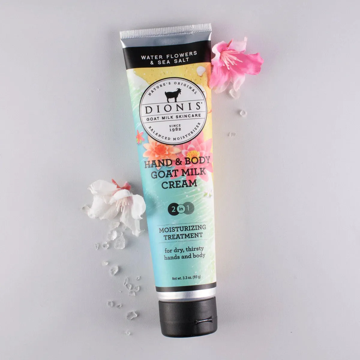 Dionis Water Flowers & Sea Salt Hand & Body Goat Milk Cream