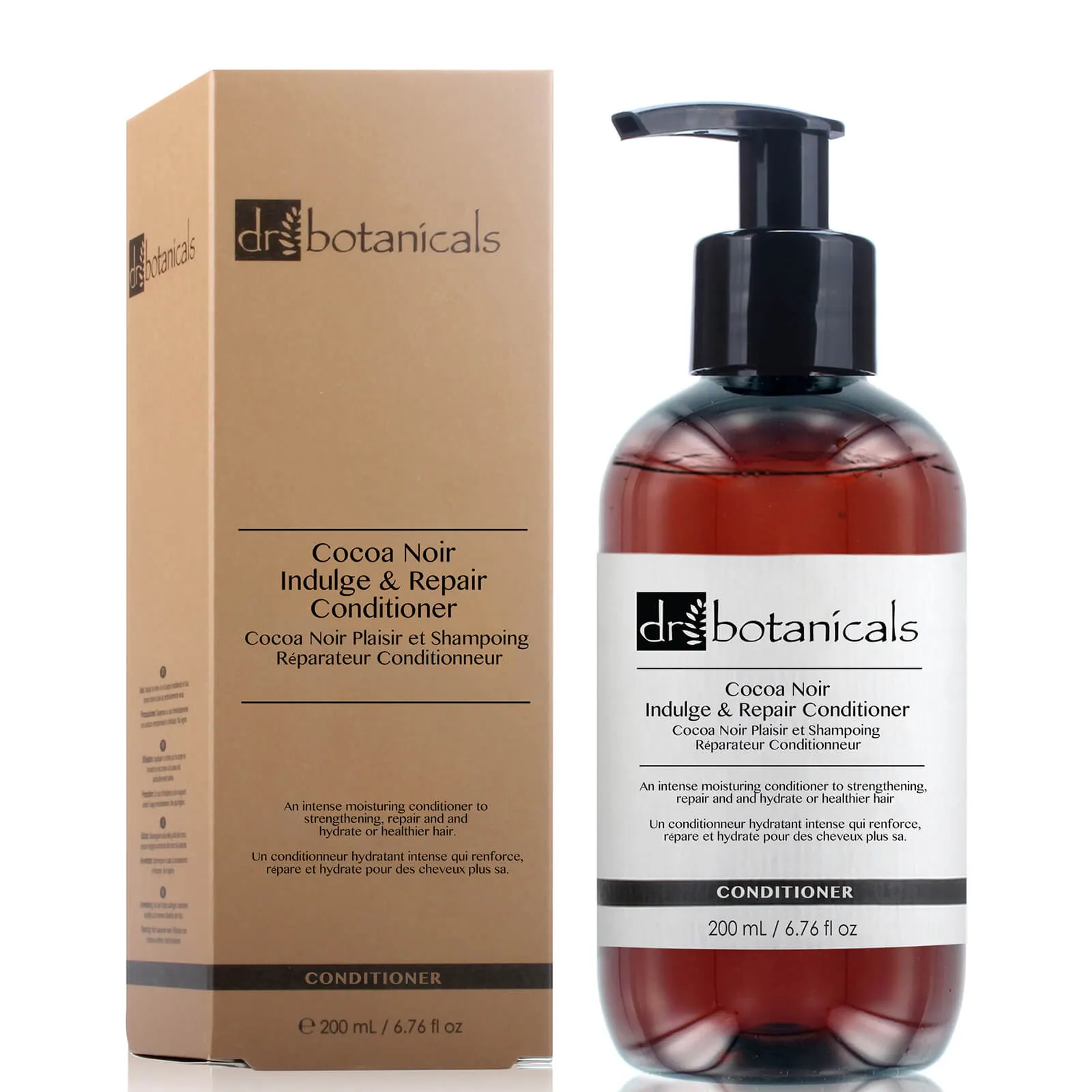 Dr Botanicals Cocoa Noir Indulge and Repair Shampoo 200ml Vegan