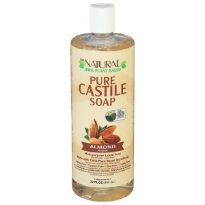Dr. Natural Temperature Regulating Castile Liquid Soap - Almond, 32 fl oz