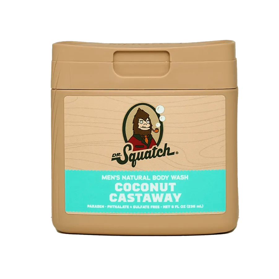 Dr. Squatch Body Wash - Coconut Castaway