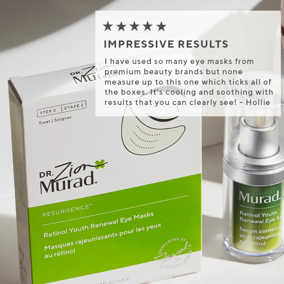 Dr. Zion x Murad Retinol Youth Renewal Eye Masks