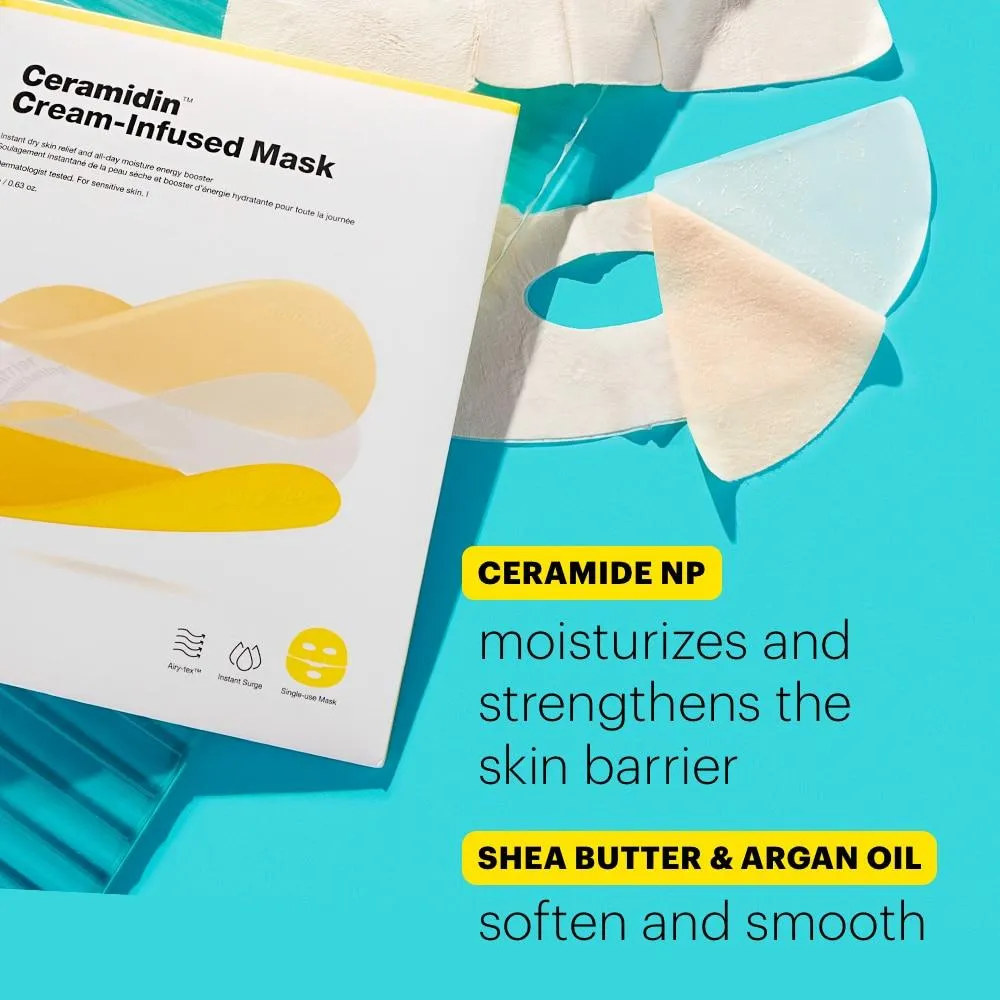[Dr.Jart ] CERAMIDIN CREAM-INFUSED MASK 18g - 5pcs