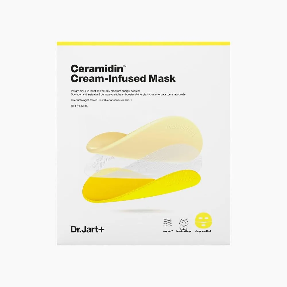 [Dr.Jart ] CERAMIDIN CREAM-INFUSED MASK 18g - 5pcs