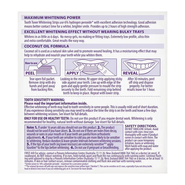 DWhite Tooth Toner Whitenening Strips