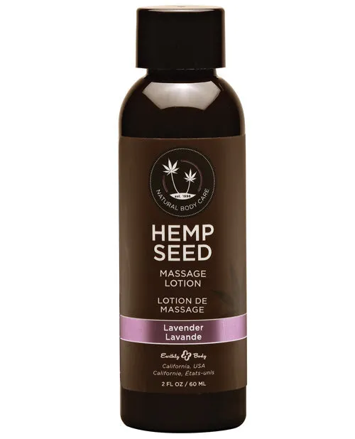 Earthly Body Hemp Seed Massage Lotion