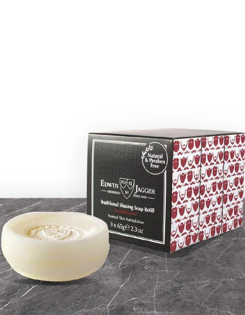 Edwin Jagger - Shaving Soap Triple Pack - Sandalwood