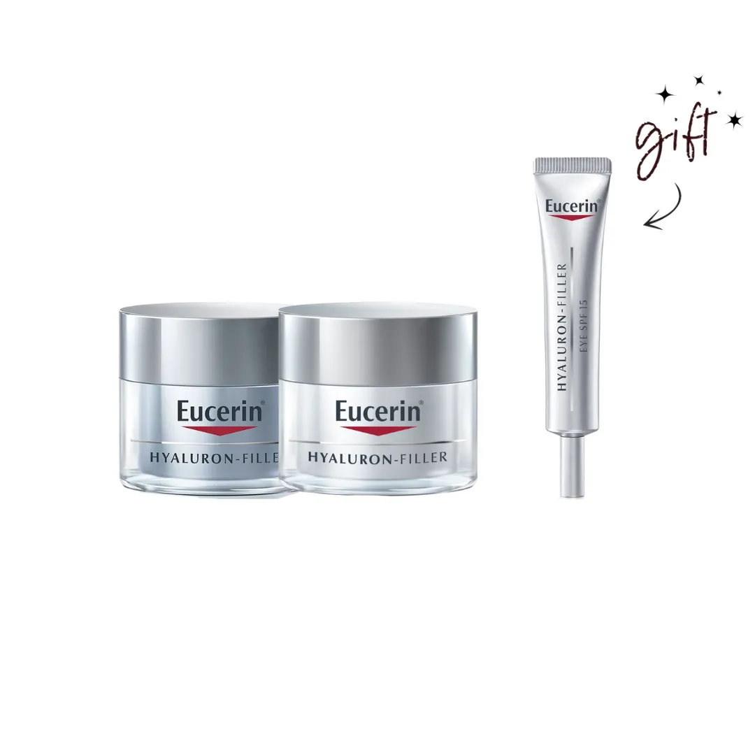 Eucerin Hylauron Filler Bundle   Eye Cream Gift
