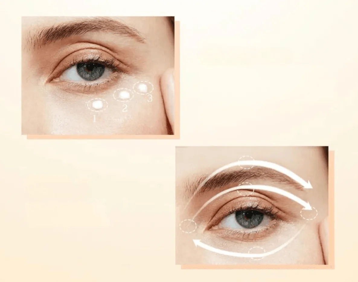 Eye Cream For Dark Circles, 20% Vitamin C, Hyaluronic Acid, Reduces Puffiness & Fine Lines, Moisturizes & Brightens, Unisex, Suitable For Daily Use