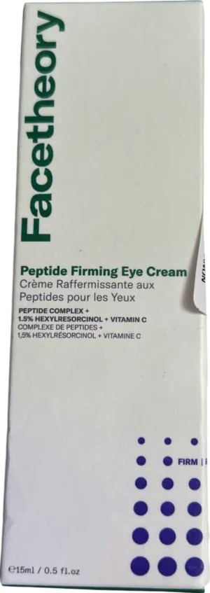 Facetheory Peptide Firming Eye Cream 15ml