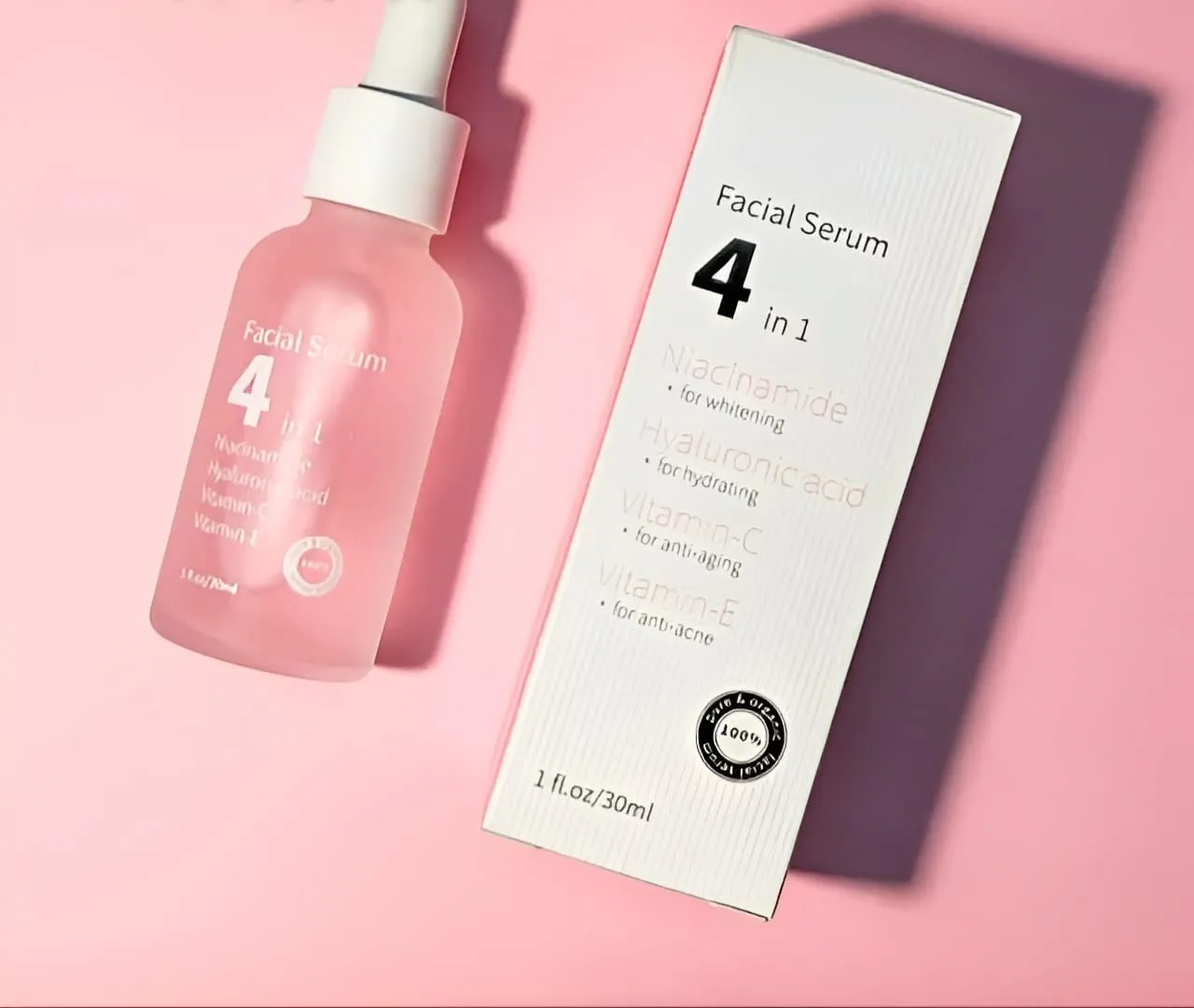 Facial serum (4 in1) Vitamin E,Niacinamide Anti-aging Hydrating Whitening serum(Pack of 2)