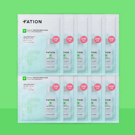 FATION Nosca9 Trouble Serum Mask Sheet x 10