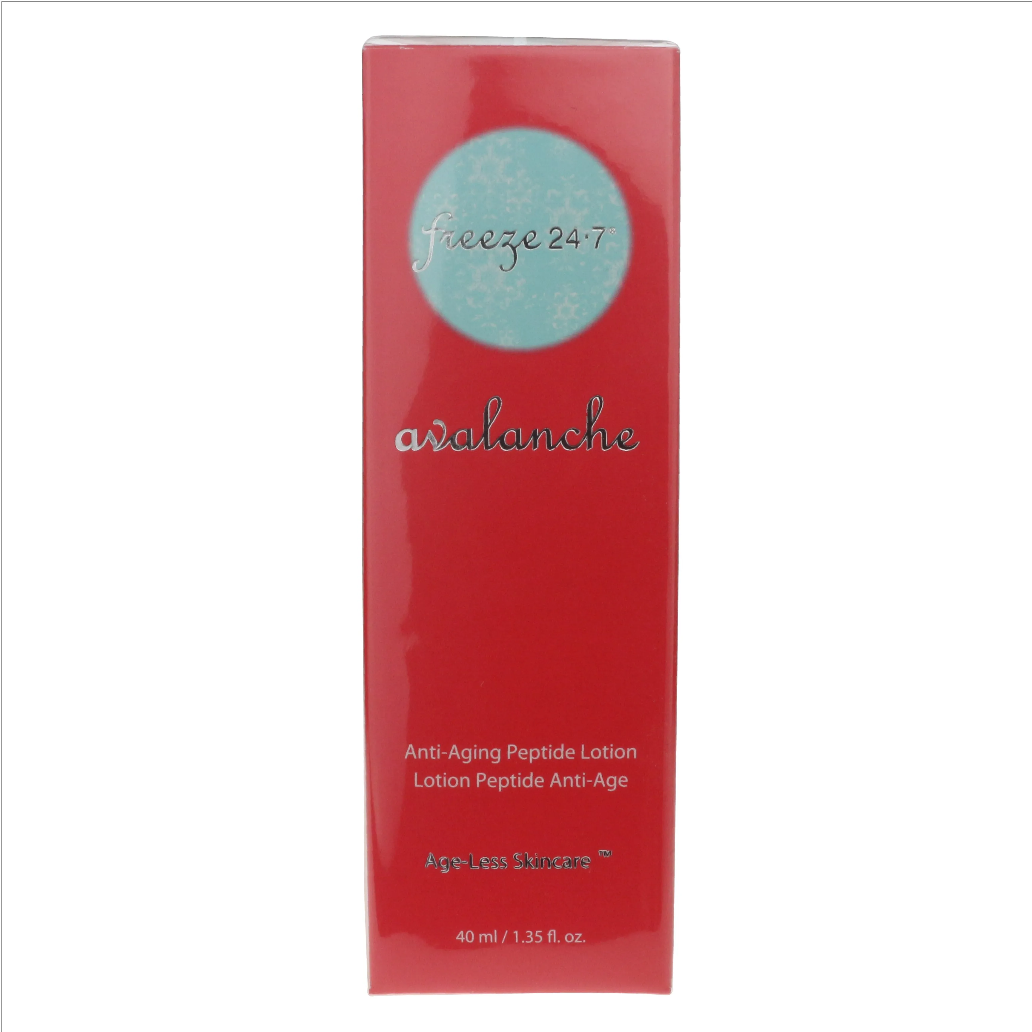 Freeze 24.7 Avalanche Anti-Aging Peptide Lotion 1.35oz/40ml New In Box