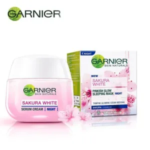 Garnier Sakura White Pinkish Glow Sleeping Mask - Night 50ml