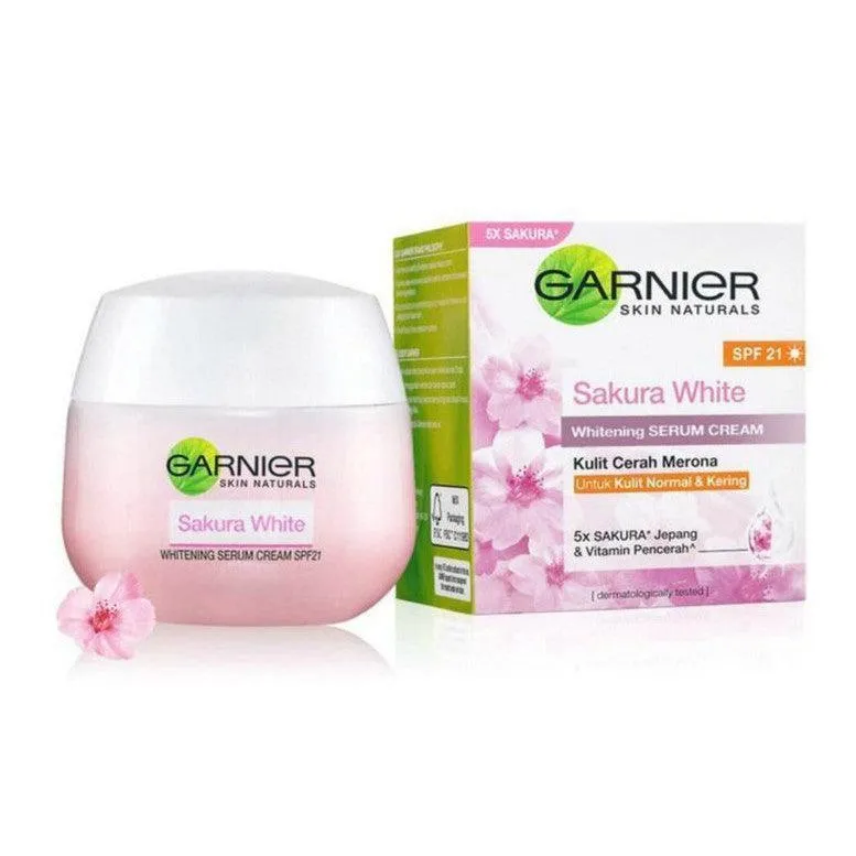 Garnier Sakura White Whitening Serum Cream SPF 30 PA    50ml