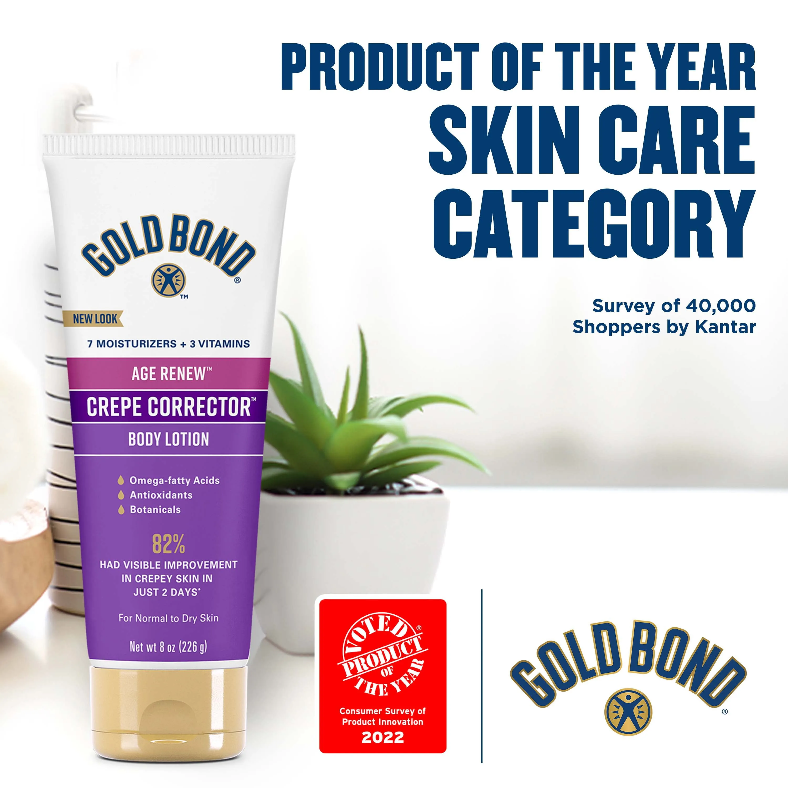 Gold Bond Cream, Age Defense Crepe Corrector, 8oz Tube