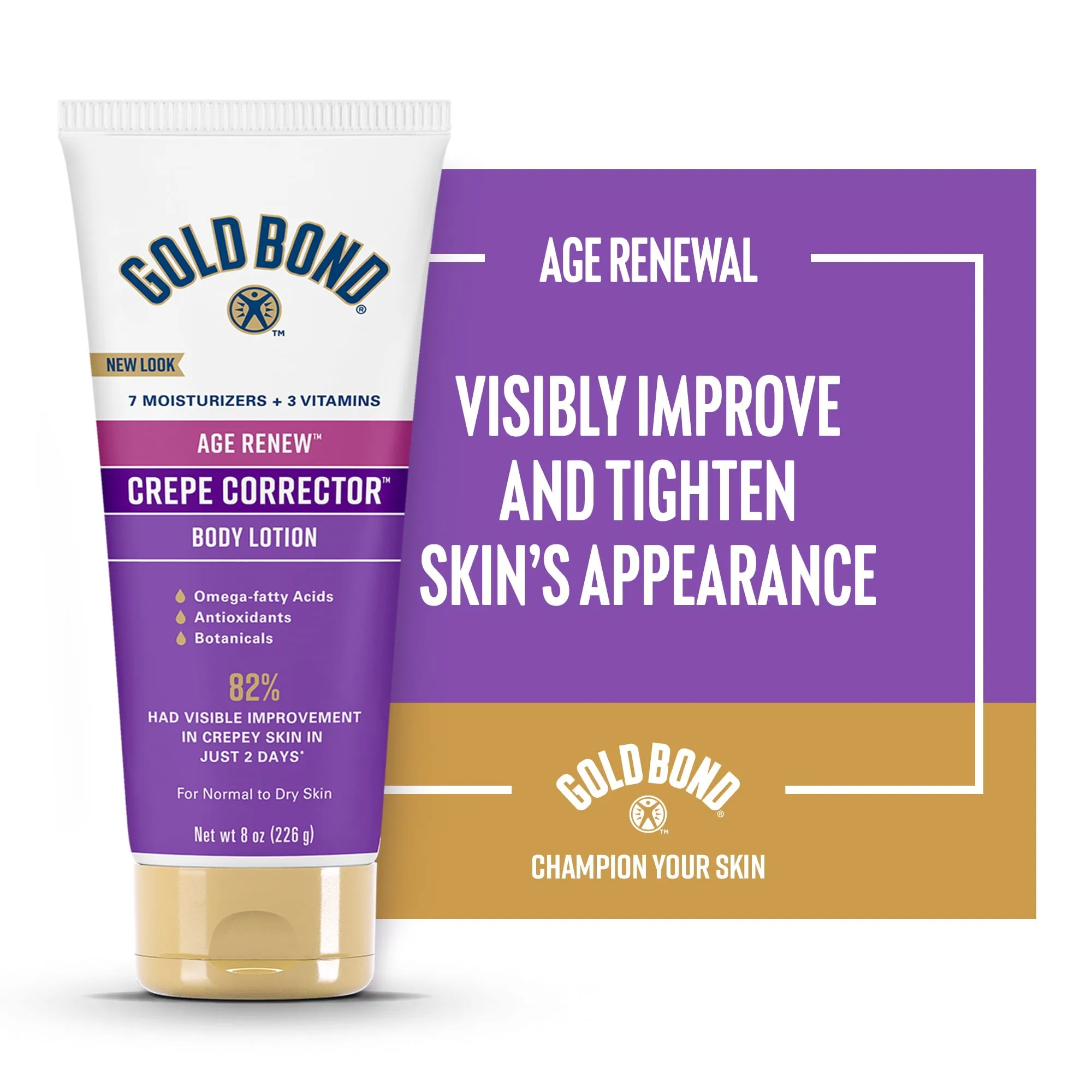 Gold Bond Cream, Age Defense Crepe Corrector, 8oz Tube