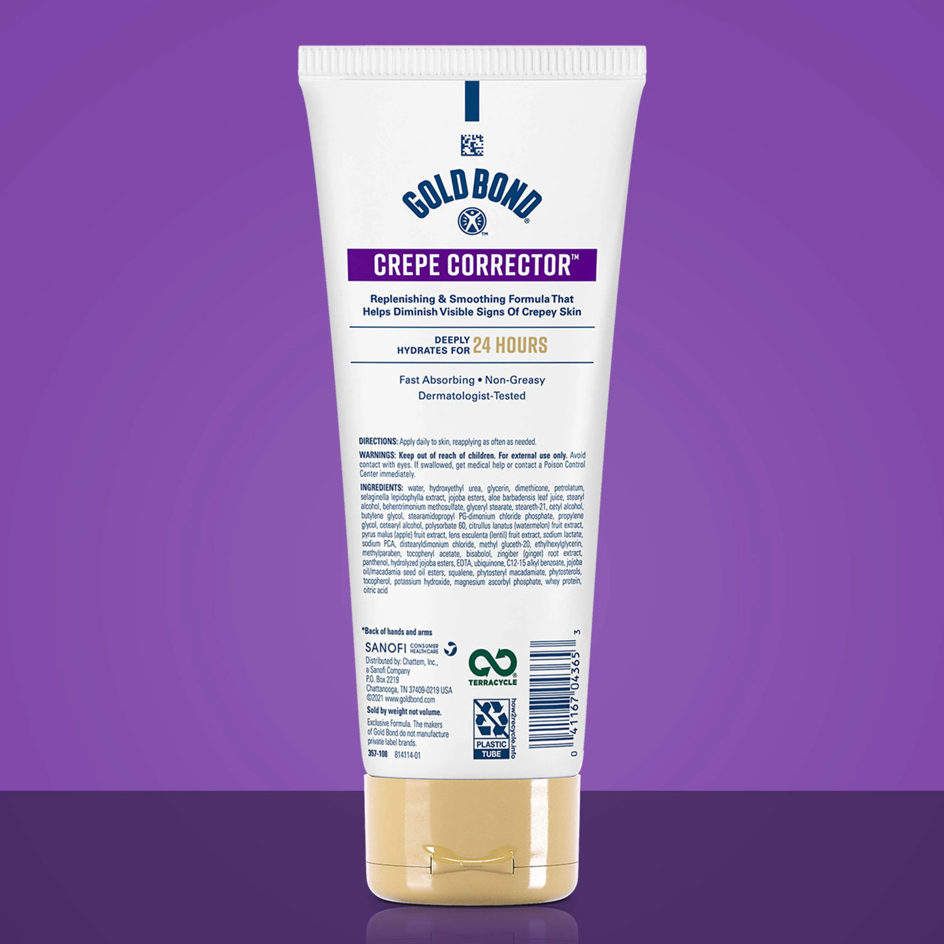 Gold Bond Cream, Age Defense Crepe Corrector, 8oz Tube