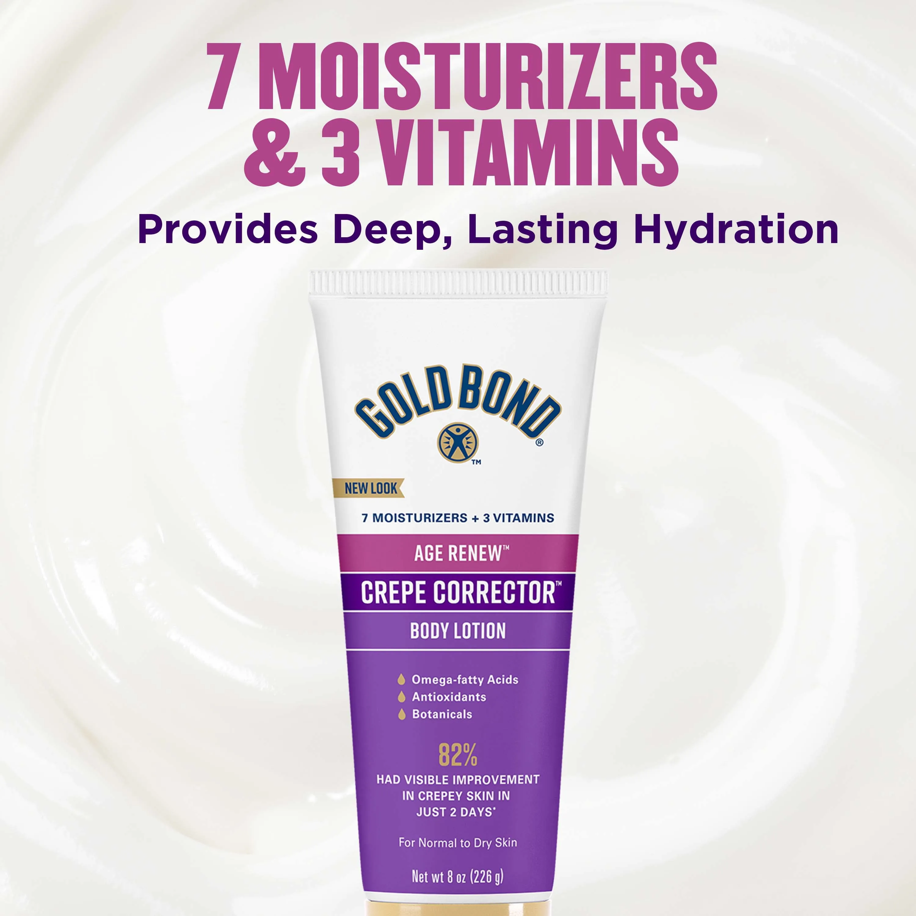 Gold Bond Cream, Age Defense Crepe Corrector, 8oz Tube