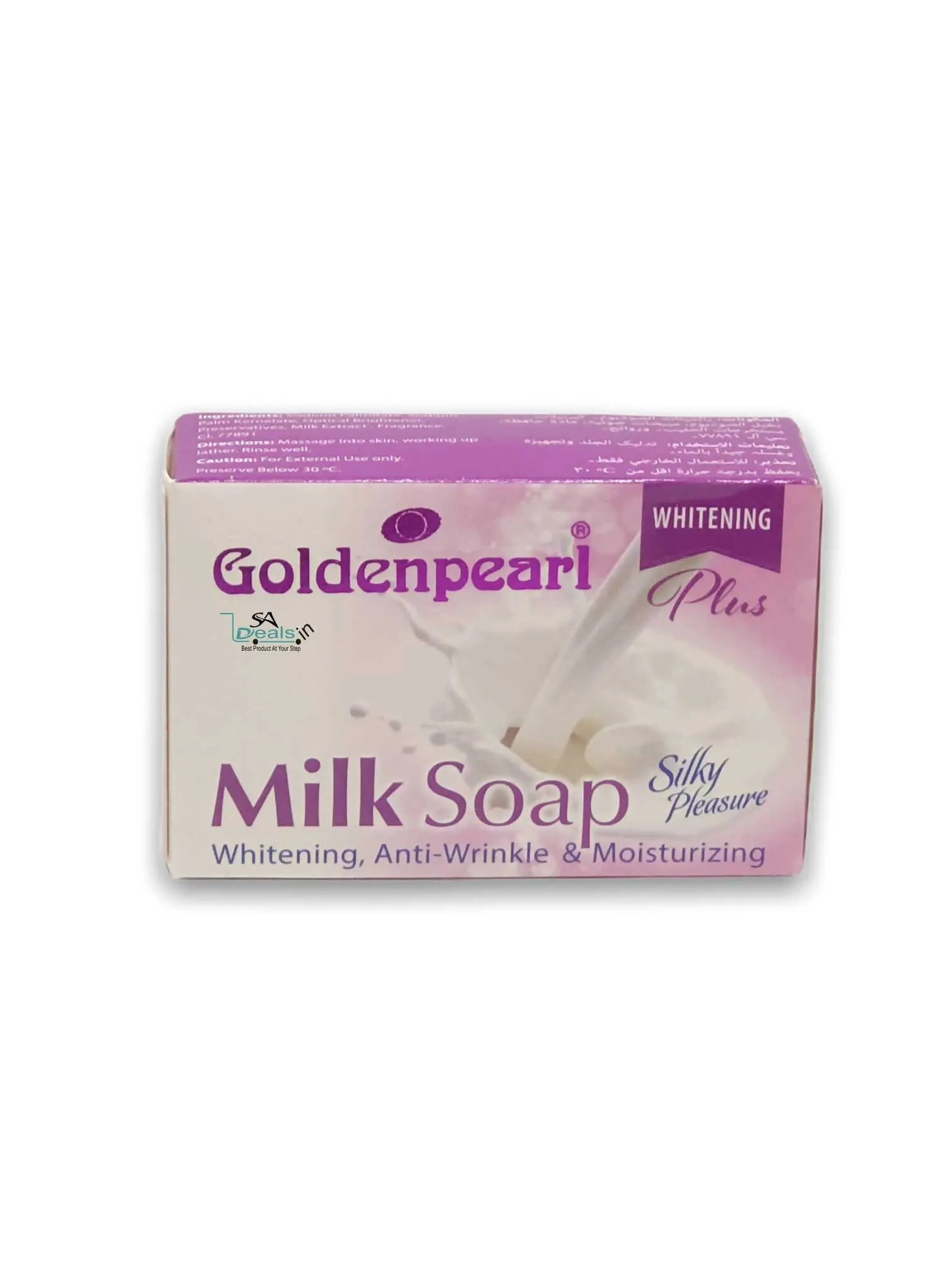 Golden Pearl Milk Soap For Whitening, Anti-Wrinkle & Moisturizing 100g
