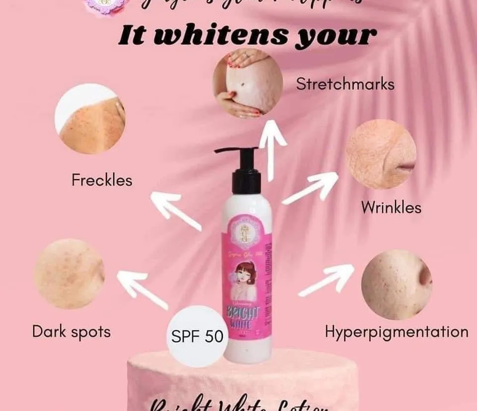 Gorgeous Glow - Glowing Bright White Lotion 250ml - SPF50 ( NEW PACKAGING )
