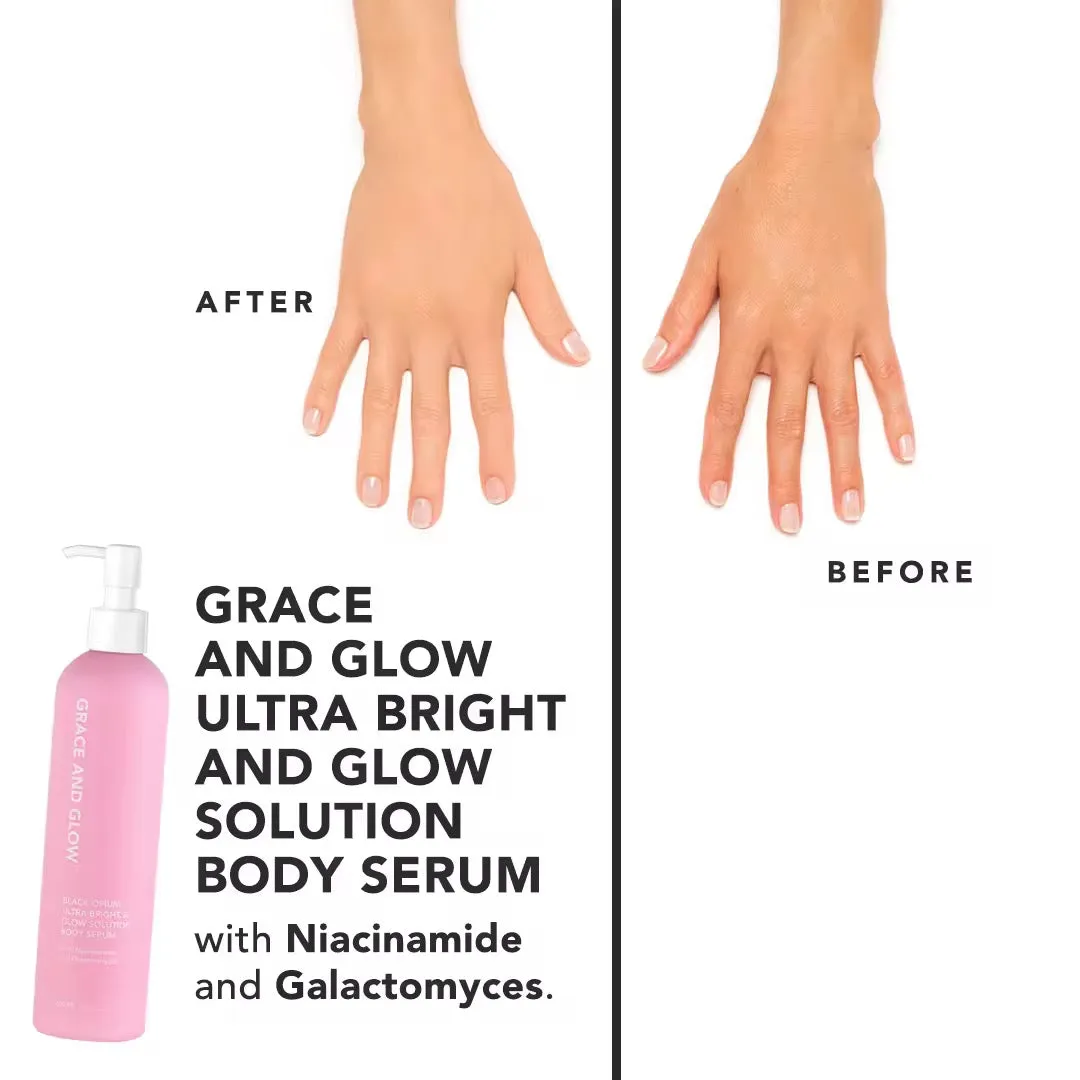 Grace and Glow - Blavk Opium Ultra Bright and Glow Solution BODY SERUM 300 ML