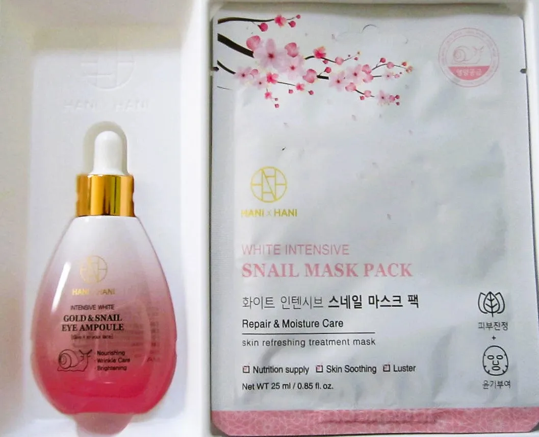 Hani x Hani Gold & Snail White Intensive Eye Ampoule Special Set