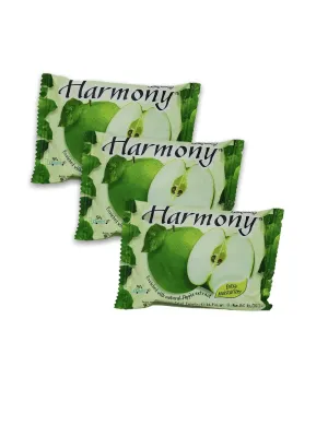 Harmony Green Apple Fruity soap 75g (Pack Of 3)