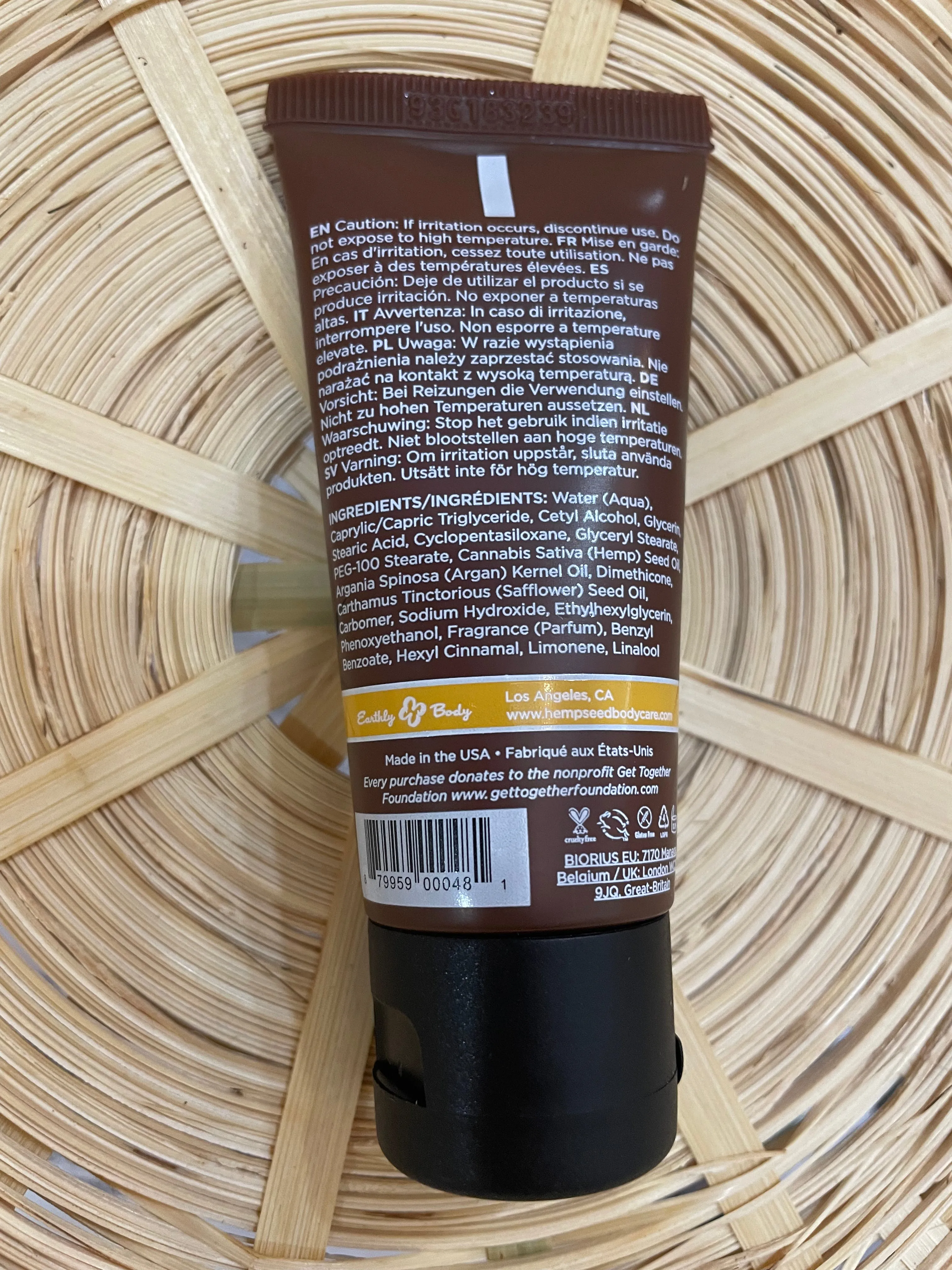 Hemp Seed Hand & Body Lotion - 1 FL OZ