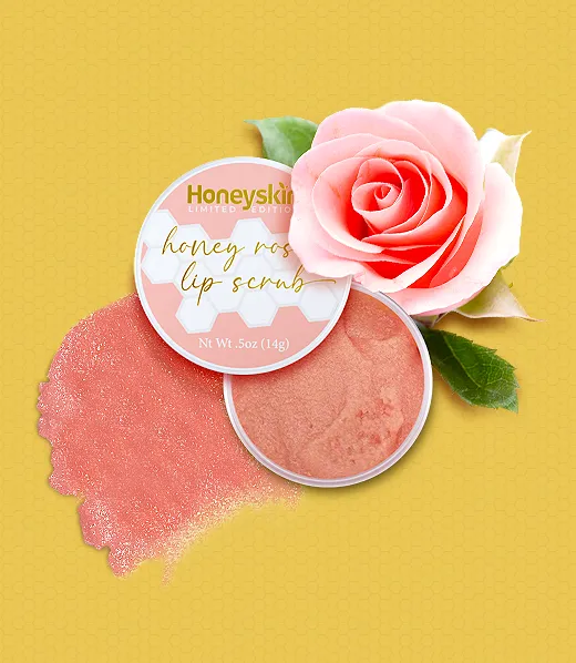 Honey Rosé Lip Exfoliating Scrub