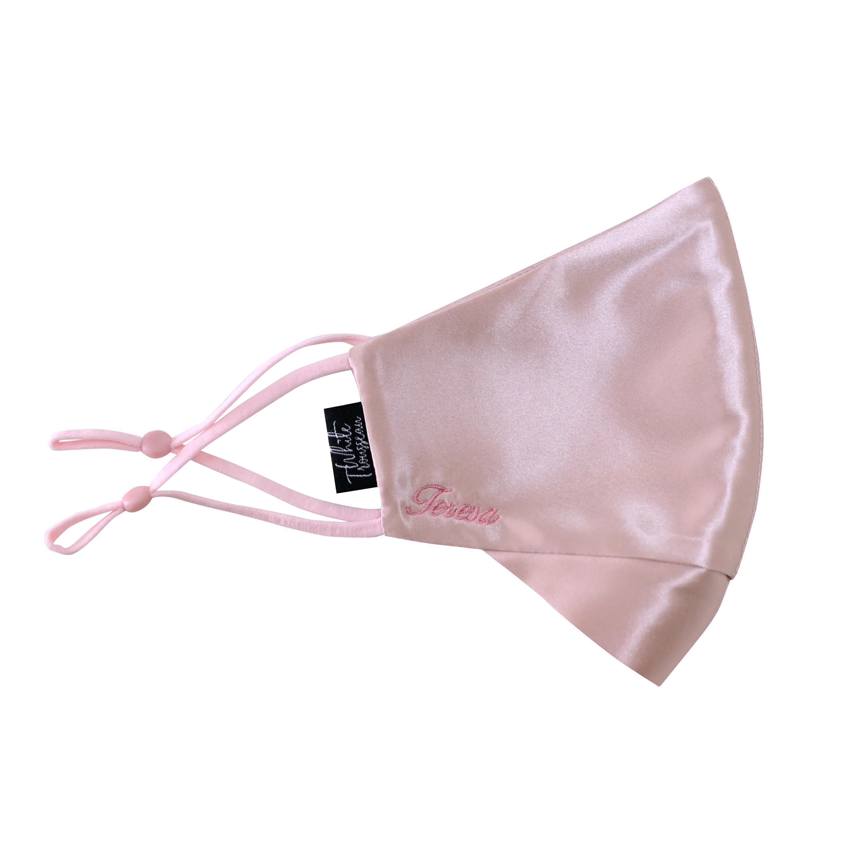 Ice-Cream 100% Organic Mulberry Silk Face Mask with Filter | Blush Pink