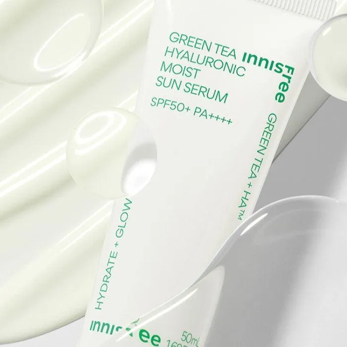 [innisfree] Green Tea Hyaluronic Moist Sun Serum SPF 50  PA     50ml