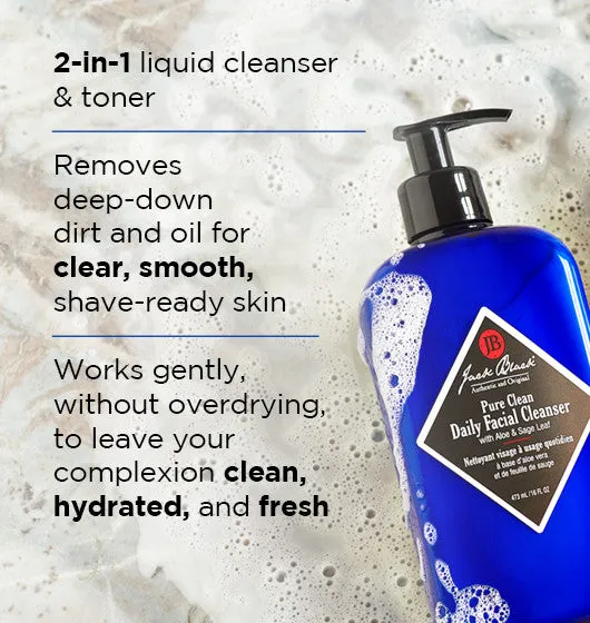 Jack Black Pure Clean Daily Facial Cleanser - 6Oz