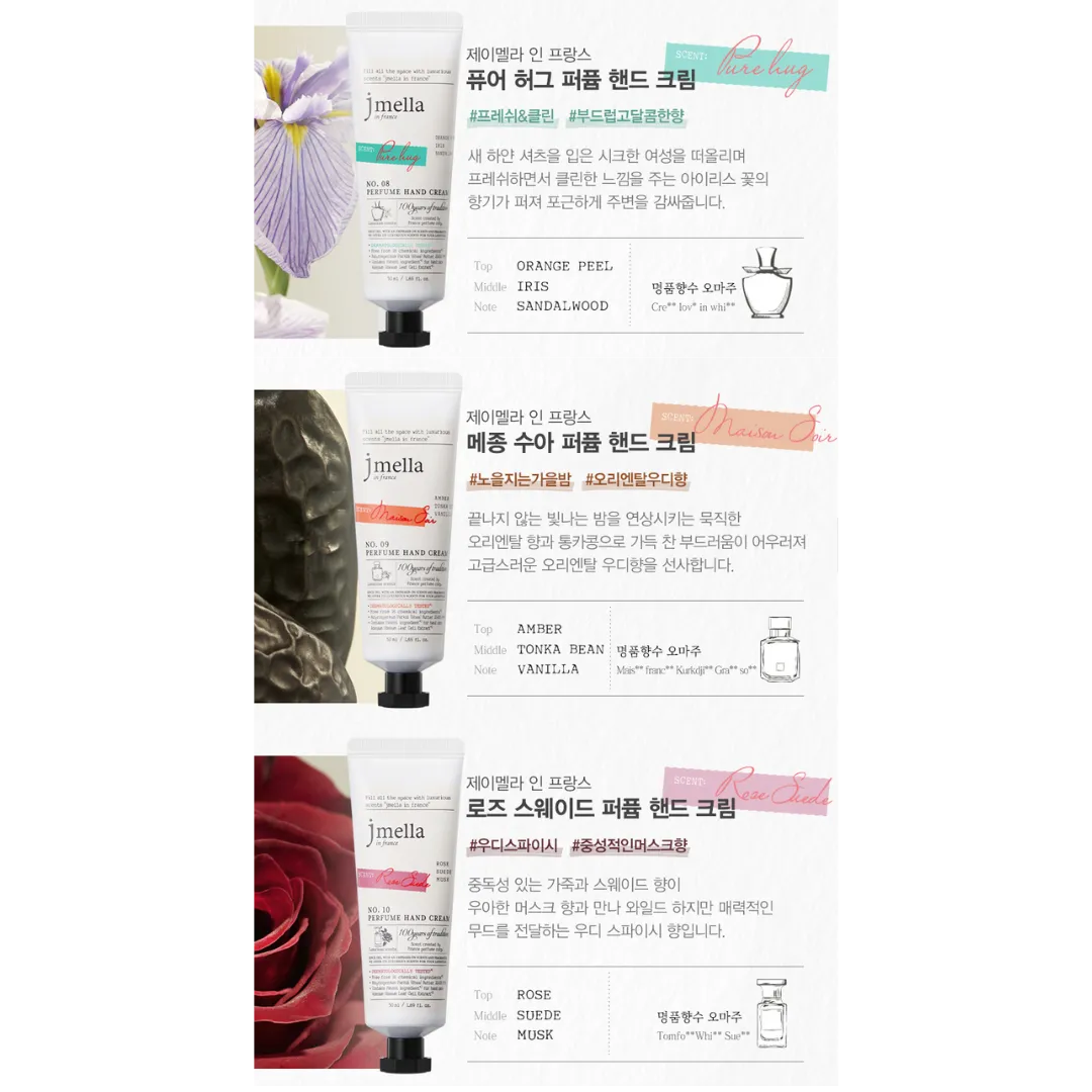 [Jmella] Scented Hand Cream [France Collection]
